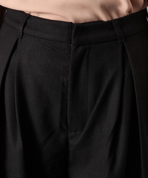 BLISS POINT（ブリスポイント）の「TRフカタックワイドパンツ（パンツ・レディース・ブラック/ブラウン/カーキ・M/L）」の7枚目の写真