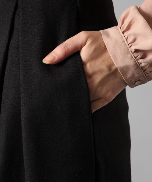 BLISS POINT（ブリスポイント）の「TRフカタックワイドパンツ（パンツ・レディース・ブラック/ブラウン/カーキ・M/L）」の8枚目の写真