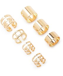 FOREVER 21 | FOREVER 21 Caged Band Ring Set(リング)