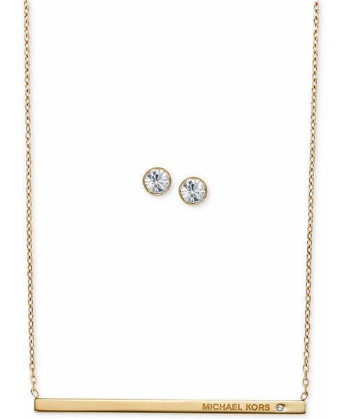 michael kors bar necklace
