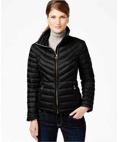 michael kors petite puffer coat