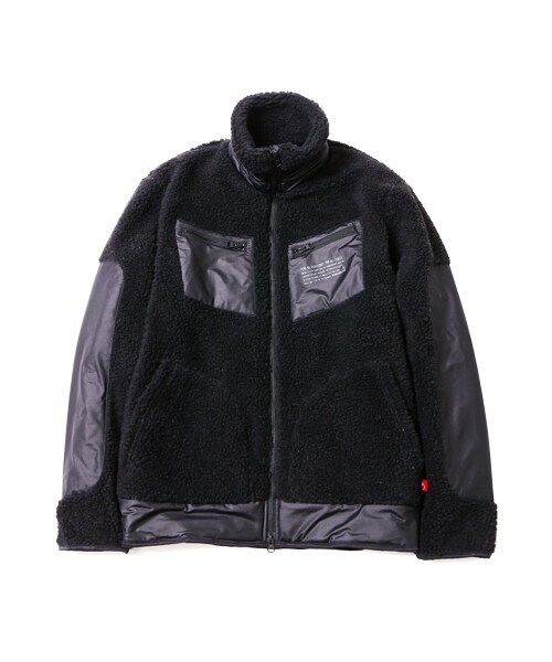 VIRGOwearworks（ヴァルゴウェアワークス）の「Sheep look boa jkt ボアマウンテンジャケット（ジャケット/アウター・メンズ・GRAY/NAVY/BLACK・2/3/4）」の4枚目の写真
