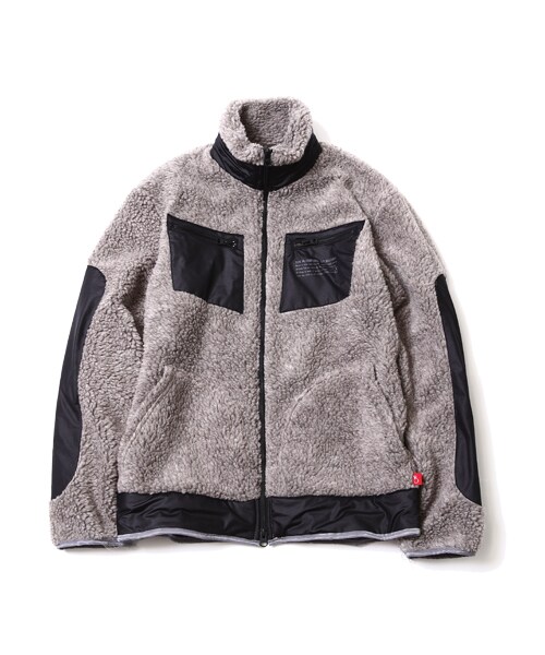 VIRGOwearworks（ヴァルゴウェアワークス）の「Sheep look boa jkt ボアマウンテンジャケット（ジャケット/アウター・メンズ・GRAY/NAVY/BLACK・2/3/4）」の6枚目の写真