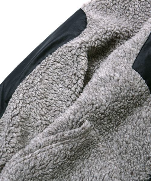 VIRGOwearworks（ヴァルゴウェアワークス）の「Sheep look boa jkt ボアマウンテンジャケット（ジャケット/アウター・メンズ・GRAY/NAVY/BLACK・2/3/4）」の13枚目の写真