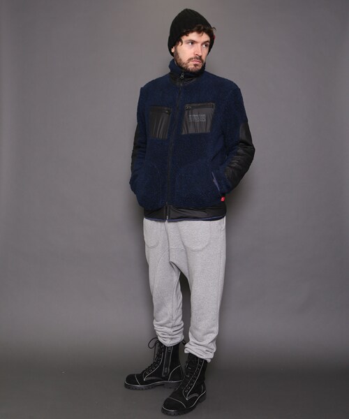 VIRGOwearworks（ヴァルゴウェアワークス）の「Sheep look boa jkt ボアマウンテンジャケット（ジャケット/アウター・メンズ・GRAY/NAVY/BLACK・2/3/4）」の9枚目の写真