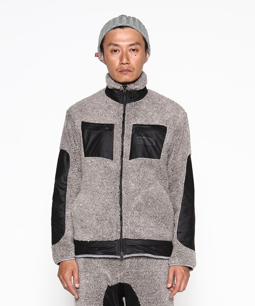 VIRGOwearworks（ヴァルゴウェアワークス）の「Sheep look boa jkt ボアマウンテンジャケット（ジャケット/アウター・メンズ・GRAY/NAVY/BLACK・2/3/4）」の11枚目の写真