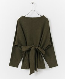 KBF | 腰部蝴蝶結罩衫(トップス)