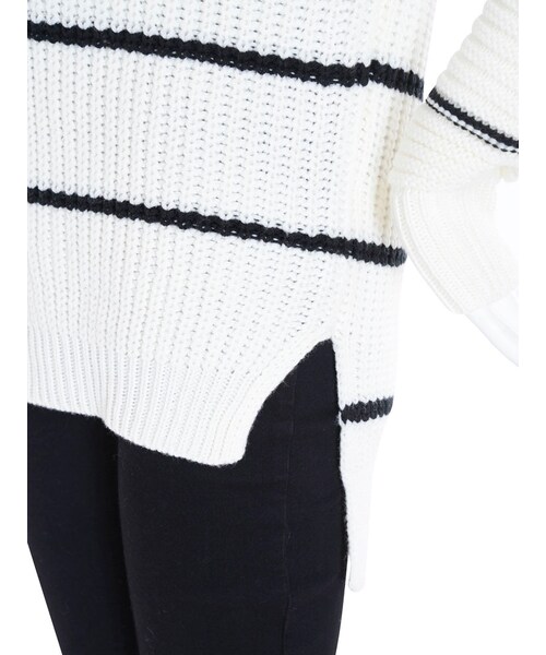 MURUA（ムルーア）の「【MODE】ルーズスリーブオフタートル（トップス・レディース・ブラック/ピンク/ミックス）」の15枚目の写真