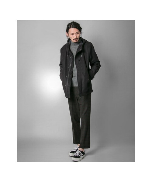URBAN RESEARCH（アーバンリサーチ）の「メルトンショートモッズブルゾン（ジャケット/アウター・メンズ・NAVY/KHAKI/BLACK・S/M/L）」の5枚目の写真