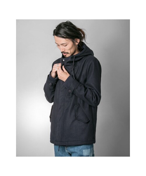 URBAN RESEARCH（アーバンリサーチ）の「メルトンショートモッズブルゾン（ジャケット/アウター・メンズ・NAVY/KHAKI/BLACK・S/M/L）」の6枚目の写真