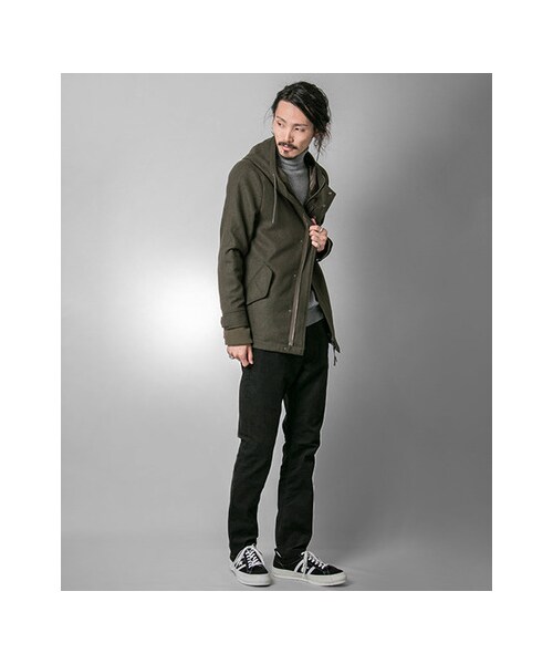 URBAN RESEARCH（アーバンリサーチ）の「メルトンショートモッズブルゾン（ジャケット/アウター・メンズ・NAVY/KHAKI/BLACK・S/M/L）」の9枚目の写真
