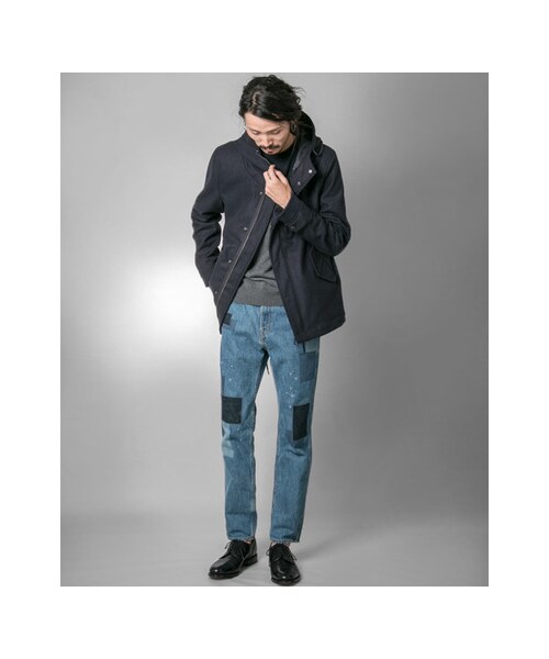URBAN RESEARCH（アーバンリサーチ）の「メルトンショートモッズブルゾン（ジャケット/アウター・メンズ・NAVY/KHAKI/BLACK・S/M/L）」の7枚目の写真