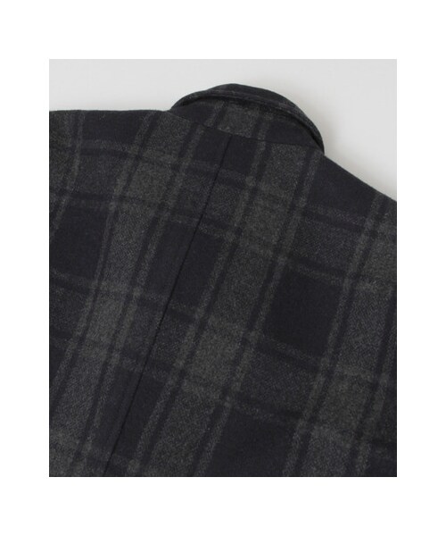 URBAN RESEARCH(アーバンリサーチ)の「フランネルチェックステンカラーコート(ジャケット/アウター・メンズ・Navy/Green・M/L)」の17枚目の写真
