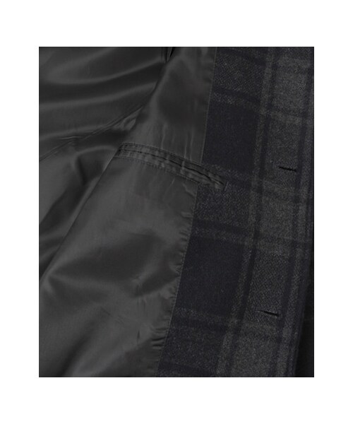 URBAN RESEARCH(アーバンリサーチ)の「フランネルチェックステンカラーコート(ジャケット/アウター・メンズ・Navy/Green・M/L)」の14枚目の写真