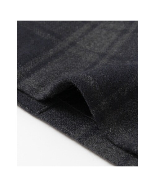 URBAN RESEARCH(アーバンリサーチ)の「フランネルチェックステンカラーコート(ジャケット/アウター・メンズ・Navy/Green・M/L)」の16枚目の写真