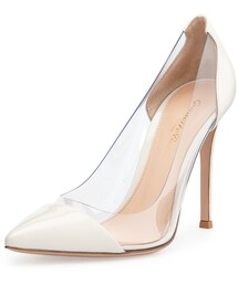 Gianvito Rossi | Gianvito Rossi Patent PVC Illusion Pump, White(パンプス)