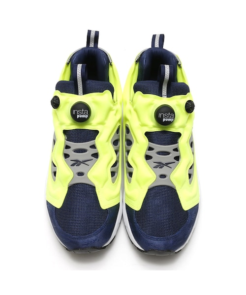 Reebok（リーボック）の「Reebok INSTAPUMP FURY ROAD COLLEGE NAVY/SOLAR YELLOW/FLAT GRAY/WHITE/BLACK（シューズ・メンズ・イエロー・23.0cm/24.0cm/25.0cm/26.0cm/27.0cm/28.0cm/29.0cm/30.0cm）」の4枚目の写真