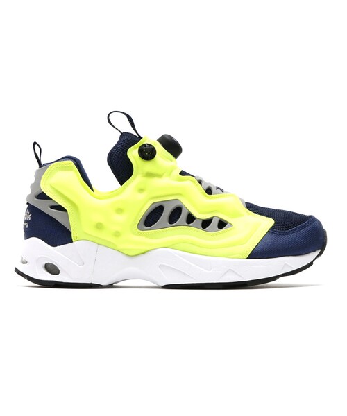 Reebok（リーボック）の「Reebok INSTAPUMP FURY ROAD COLLEGE NAVY/SOLAR YELLOW/FLAT GRAY/WHITE/BLACK（シューズ・メンズ・イエロー・23.0cm/24.0cm/25.0cm/26.0cm/27.0cm/28.0cm/29.0cm/30.0cm）」の2枚目の写真