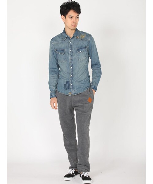 BEAVER(ビーバー)の「MANA-RECYCLE FLEECE(パンツ・メンズ・BLACK/OXFORD/NAVY/D・M/L/XL/S)」の6枚目の写真