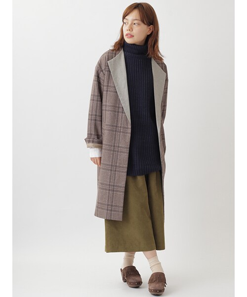 w closet(ダブルクローゼット)の「カルゼガウチョパンツ(パンツ・レディース・カーキ/ブラウン/ブラック・FREE)」の13枚目の写真