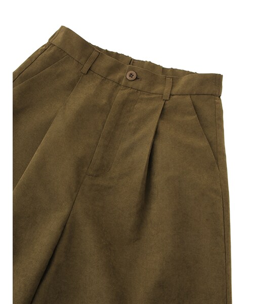 w closet(ダブルクローゼット)の「カルゼガウチョパンツ(パンツ・レディース・カーキ/ブラウン/ブラック・FREE)」の7枚目の写真