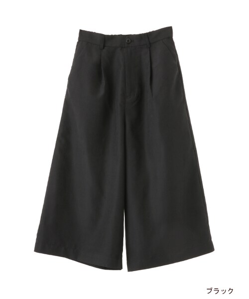 w closet(ダブルクローゼット)の「カルゼガウチョパンツ(パンツ・レディース・カーキ/ブラウン/ブラック・FREE)」の1枚目の写真