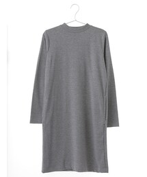 earth music&ecology | ウール混ポンチハイネックワンピース(ワンピース/ドレス)