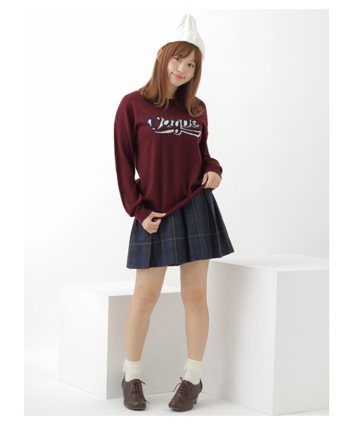 earth music&ecology（アースミュージックアンドエコロジー）の「＜WEB限定大きな・小さなサイズ＞チェックキュロットパンツ（パンツ・ブラック/レッド/ネイビー・XS/L）」の10枚目の写真