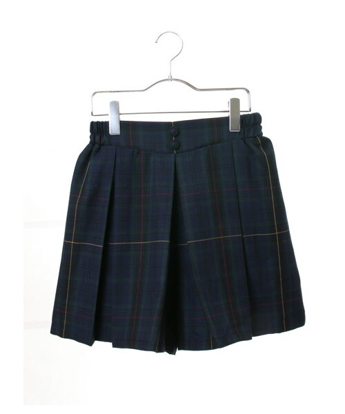 earth music&ecology（アースミュージックアンドエコロジー）の「＜WEB限定大きな・小さなサイズ＞チェックキュロットパンツ（パンツ・ブラック/レッド/ネイビー・XS/L）」の3枚目の写真