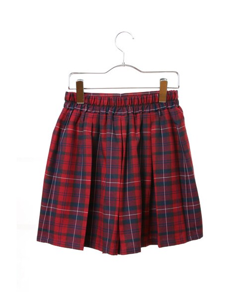 earth music&ecology（アースミュージックアンドエコロジー）の「＜WEB限定大きな・小さなサイズ＞チェックキュロットパンツ（パンツ・ブラック/レッド/ネイビー・XS/L）」の5枚目の写真