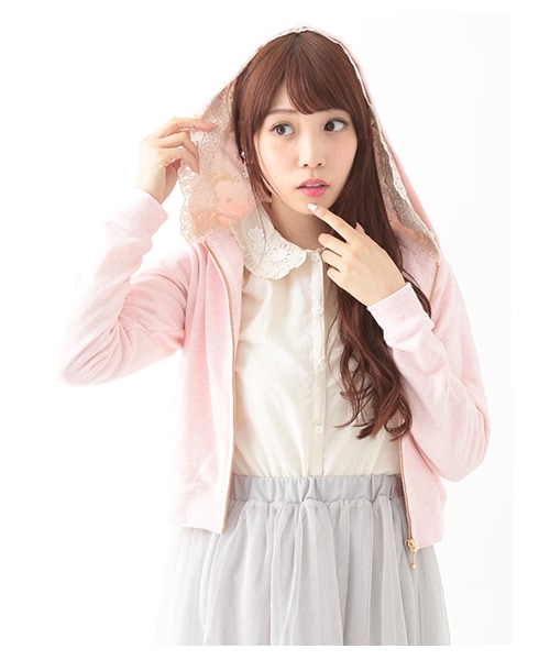 earth music&ecology(アースミュージックアンドエコロジー)の「<WEB限定大きな・小さなサイズ>ドロップショルダーハイネックニット(トップス・アイボリー/杢ライトグレー/ブラック/レッド/ネイビー/ダークグリーン・XS/L)」の16枚目の写真