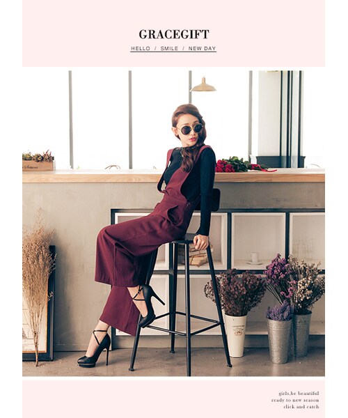 gracegift(グレースギフト)の「聯名交叉繞踝防水台跟鞋(シューズ・レディース・黑/黑(他料)・35/36/37/38/39/40/41)」の22枚目の写真