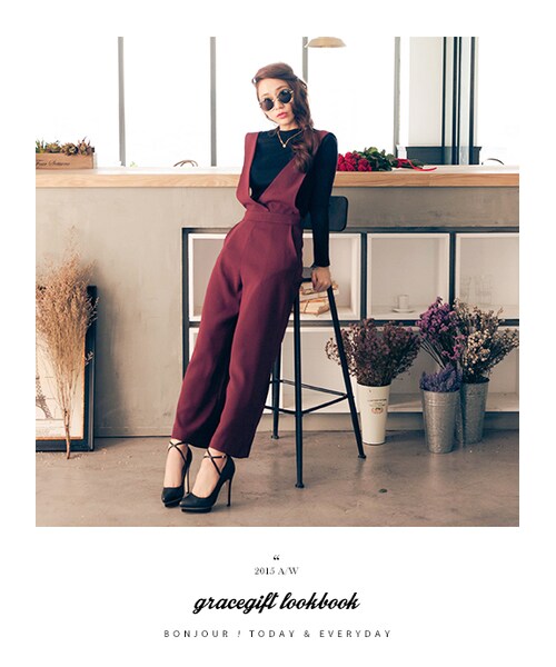 gracegift(グレースギフト)の「聯名交叉繞踝防水台跟鞋(シューズ・レディース・黑/黑(他料)・35/36/37/38/39/40/41)」の20枚目の写真