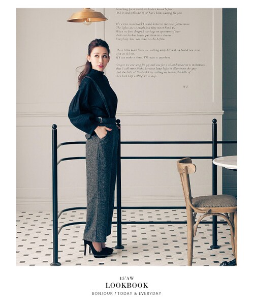 gracegift(グレースギフト)の「聯名交叉繞踝防水台跟鞋(シューズ・レディース・黑/黑(他料)・35/36/37/38/39/40/41)」の11枚目の写真