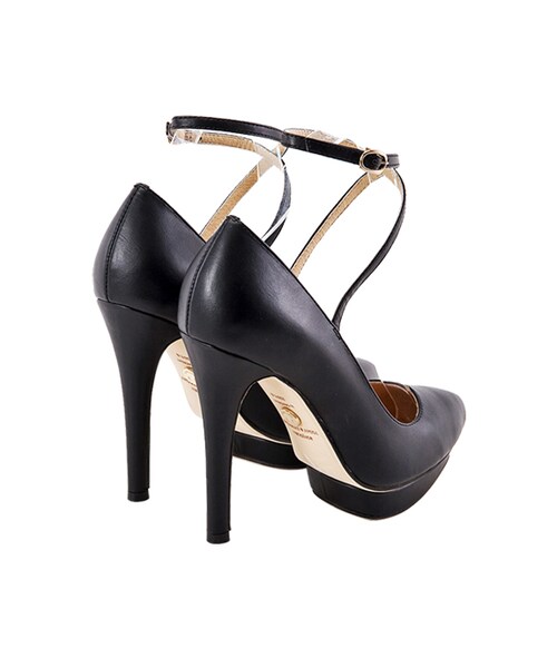 gracegift(グレースギフト)の「聯名交叉繞踝防水台跟鞋(シューズ・レディース・黑/黑(他料)・35/36/37/38/39/40/41)」の16枚目の写真