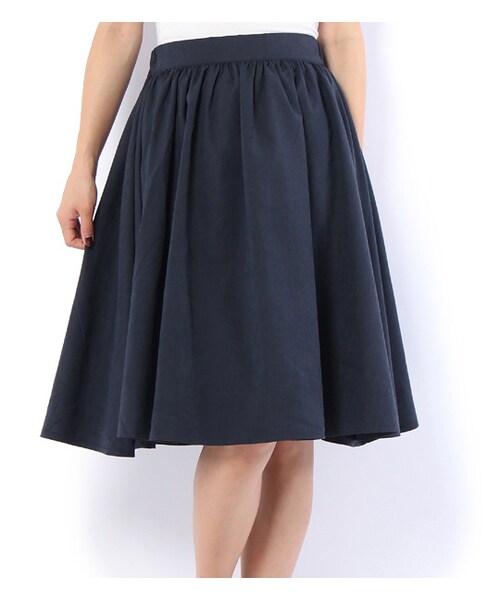 PAGEBOY（ページボーイ）の「アクリルニット×起毛スカートセット（ワンピース/ドレス・レディース・グレー/ブラウン/キャメル）」の12枚目の写真