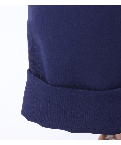 PAGEBOY（ページボーイ）の「ベルト付タックテーパードパンツ（パンツ・レディース・ブラック/オレンジ/ネイビー）」の8枚目の写真