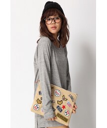 WEGO | Military Motif Applique Clutch(アクセサリー)