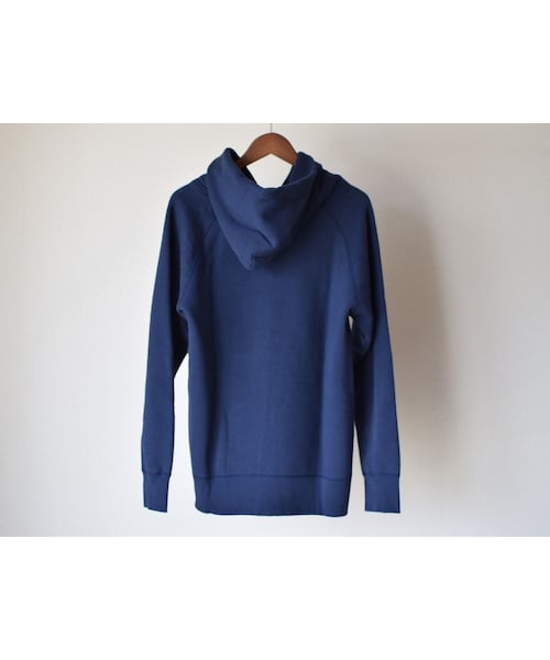 BARNS（バーンズ）の「Barns Outfitters   BR-4932 TURIAMI PULL PARKER NVY バーンズアウトフィッターズ 吊り編み裏毛プルオーバー パーカー ネイビー（パーカー・メンズ・その他）」の7枚目の写真