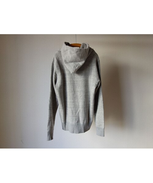 BARNS(バーンズ)の「【定番アイテム】Barns Outfitters バーンズアウトフィッターズ BR-4931 吊り編み裏毛ジップパーカー GRY グレー(パーカー・メンズ・その他)」の8枚目の写真