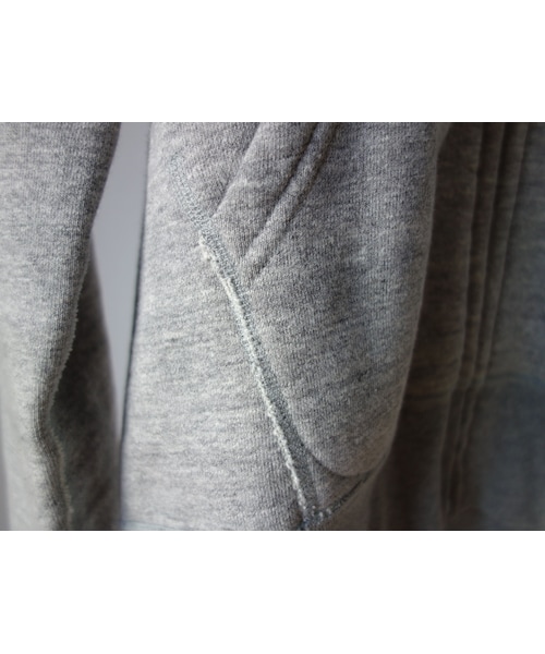 BARNS(バーンズ)の「【定番アイテム】Barns Outfitters バーンズアウトフィッターズ BR-4931 吊り編み裏毛ジップパーカー GRY グレー(パーカー・メンズ・その他)」の10枚目の写真