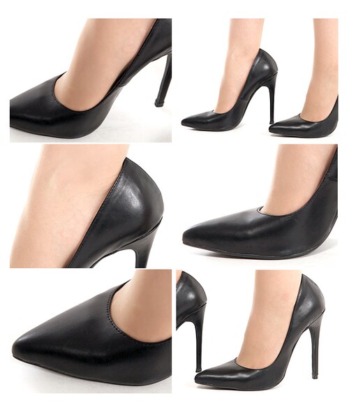 MOERY（モエリー）の「ポインテッドトゥパンプス（パンプス・レディース・ブラック/グリーン/ベージュ/イエロー/ピンク・S(22.5cm相当)/M(23.5cm相当)/L(24.5cm相当)/M(約23.5～24cm)/L(約24.5～25cm)）」の11枚目の写真