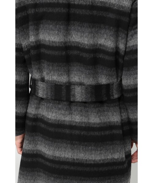 417 EDIFICE（フォーワンセブンエディフィス）の「シャギーオンブレーノーカラーコート（ジャケット/アウター・メンズ・グレー/ネイビー・S/M/L）」の13枚目の写真