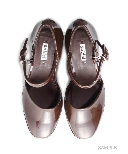 SNIDEL(スナイデル)の「ウェッジソールストラップシューズ(パンプス・レディース・PBEG/BLK/BRW・S/M/L)」の7枚目の写真