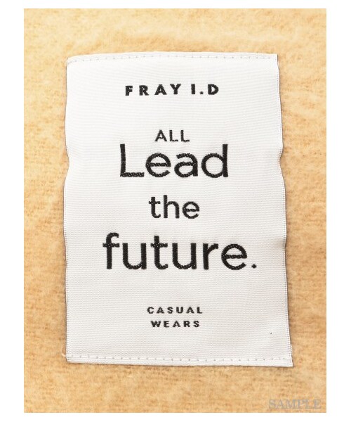 FRAY I.D(フレイアイディー)の「ブークレーバイカラーストール(ストール・マフラー・レディース・GRY/BEG・F)」の6枚目の写真