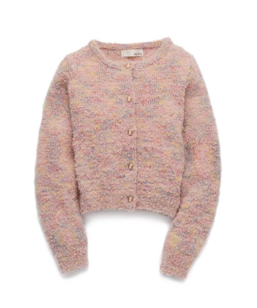 LILY BROWN（リリーブラウン）の「カラフルMIXカーディガン  