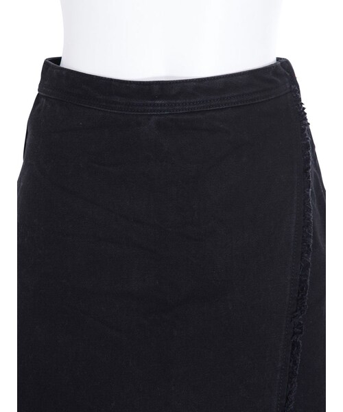 EVRIS（エヴリス）の「フリンジデニムラップスカート（スカート・レディース・ブラック/インディゴ）」の9枚目の写真