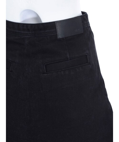 EVRIS（エヴリス）の「フリンジデニムラップスカート（スカート・レディース・ブラック/インディゴ）」の8枚目の写真