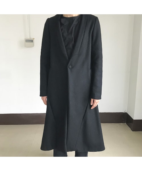 NICK NEEDLES(ニックニードルズ)の「NICK NEEDLES LONG COAT / BLACK(その他アウター・その他)」の2枚目の写真