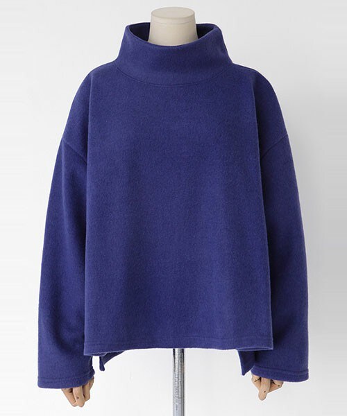 DHOLIC(ディーホリック)の「ルーズフィットハイネック起毛ニット(ニット/セーター・レディース・グレー/ピンク/ブルーパープル/マスタード・FREE)」の2枚目の写真